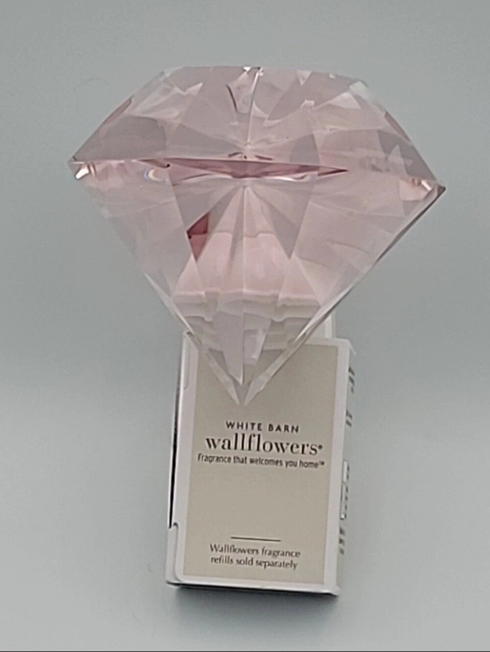 NWT Bath & Body Works Pink Diamond Faceted Gem Wallflowers Fragrance Plug-In